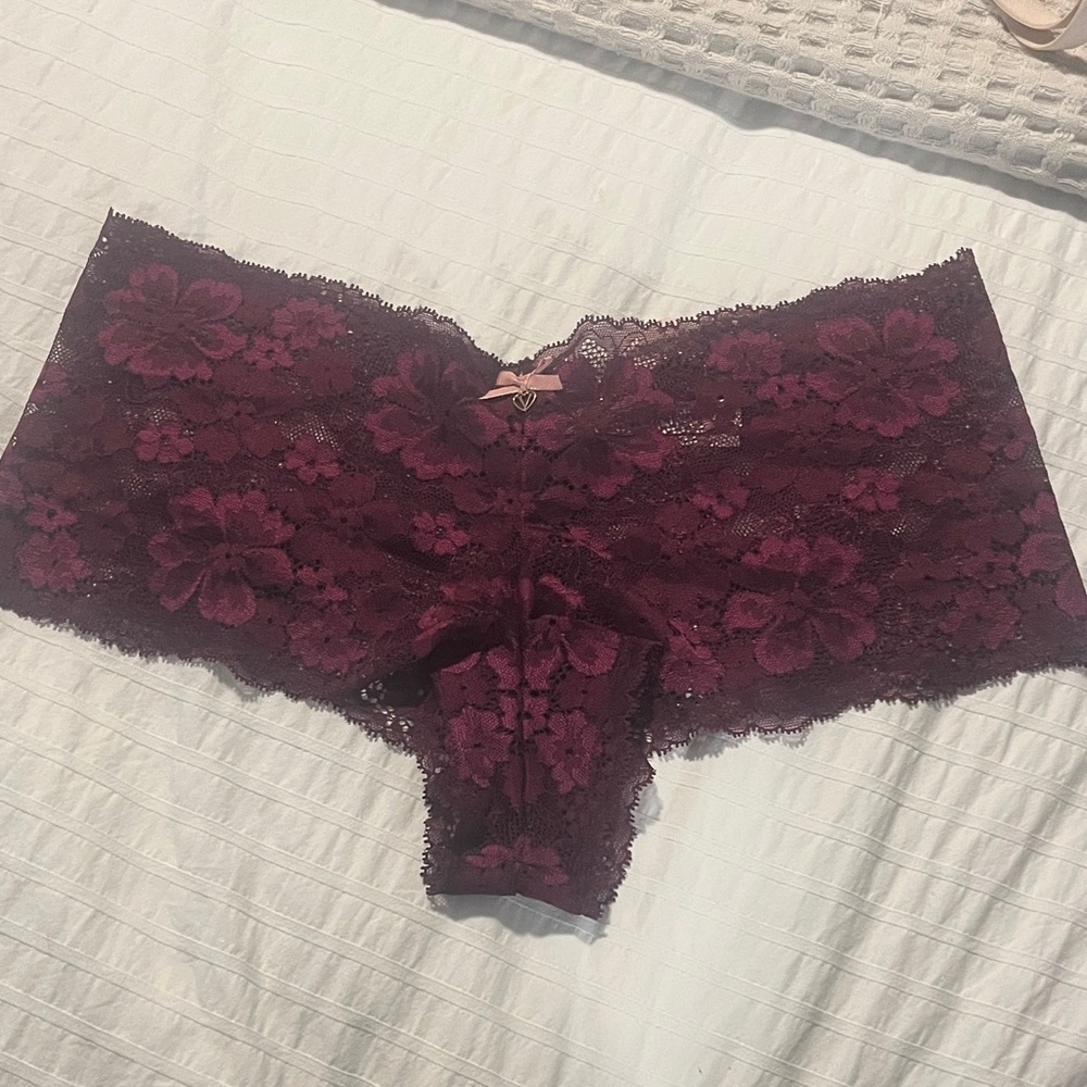 Victoria's Secret Deep Purple Lace Panties